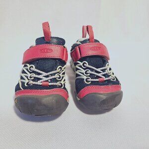 Keen Chandler CNX Little Kids Size 8 Blue/Pink/Gray